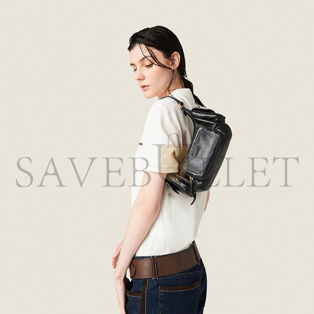 M1v M1v nappa leather pocket bag 5bc146 (21*12*6cm)